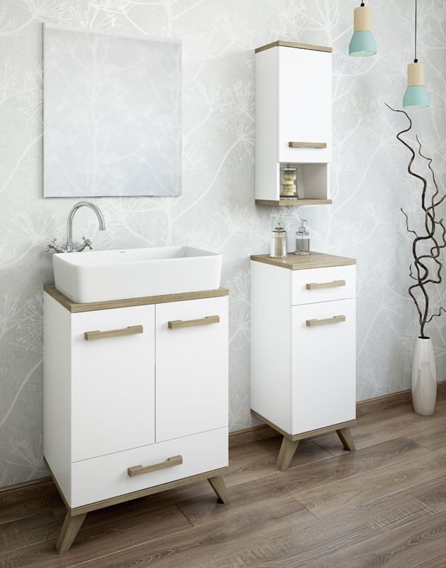 Тумба Sanflor Ингрид 30 С03689 Белая Швейцарский вяз Тумба Sanflor Ингрид 30 С03689 Белая Швейцарский вяз