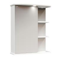 Шкаф-зеркало Onika Карина 60 белый, левый, с подсветкой