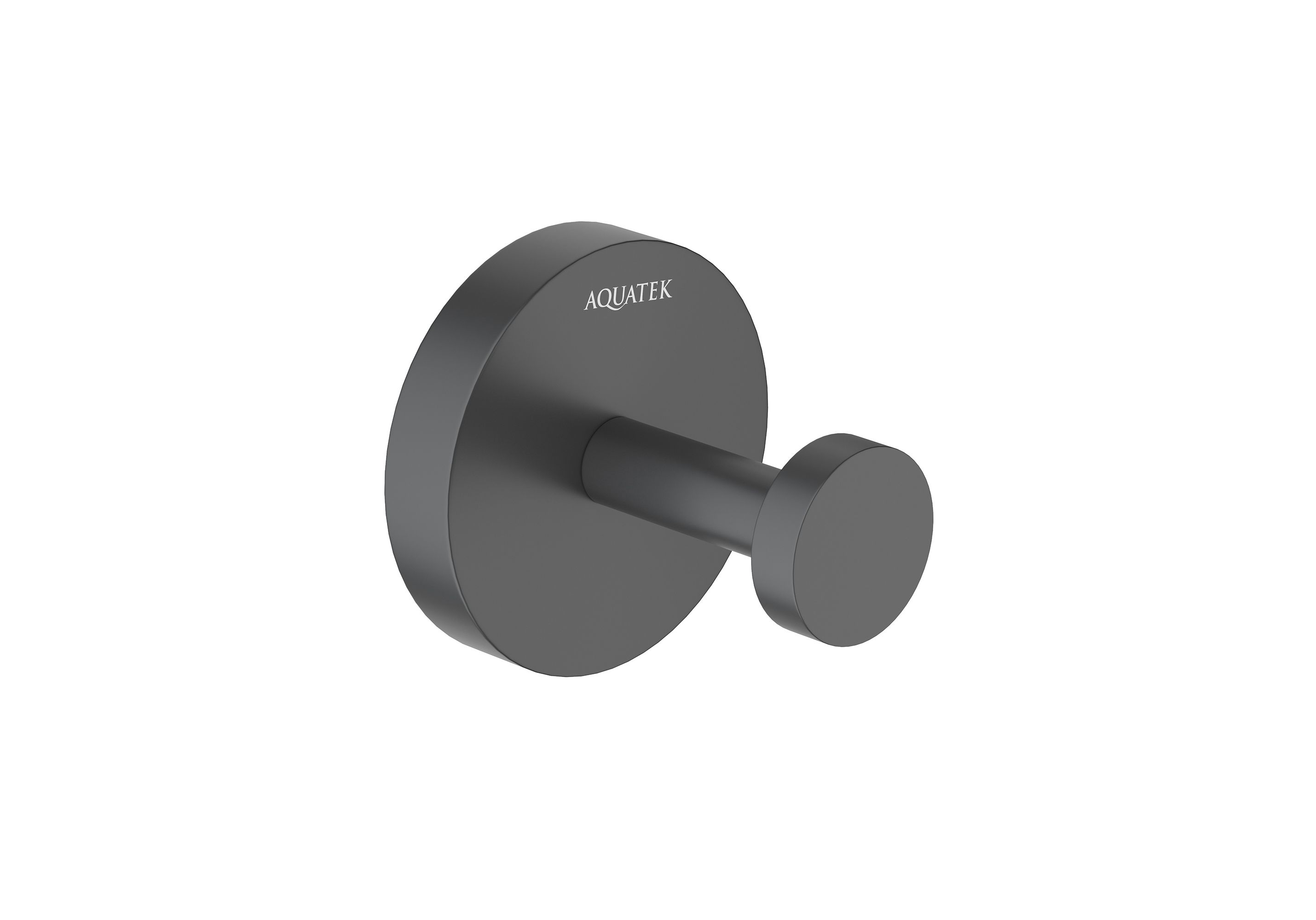 Крючок AQUATEK, матовый черный AQ4601MB БЕТТА Крючок AQUATEK, матовый черный AQ4601MB БЕТТА