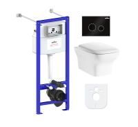 Комплект 6 в 1 Lavinia Boho Bristol Rimless 77050204, премиум со стеклянной клавишей