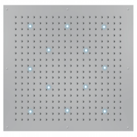 BOSSINI DREAM-XL CUBE Верхний душ 1000 x 1000 mm, с 12 LED RGB, блок питания/управления, Cromoterapia, цвет: хром BOSSINI DREAM-XL CUBE Верхний душ 1000 x 1000 mm, с 12 LED RGB, блок питания/управления, Cromoterapia, цвет: хром