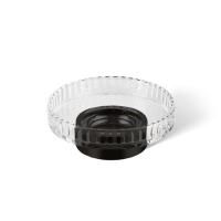 Decor Walther Century STS Мыльница настольная, граненое стекло, цвет: черный матовый