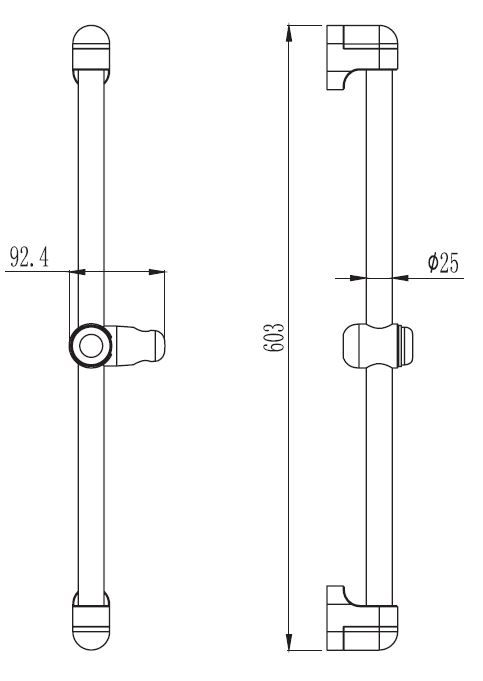Душевая cтойка, артикул: VSR603, VODA