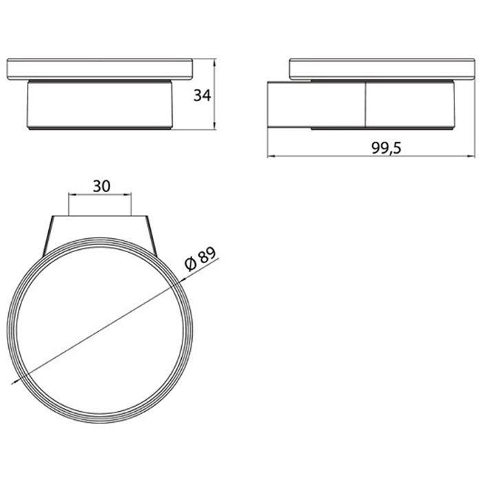 Emco Flow Держатель для мыла стеклянная часть прозрачное стекло, черный