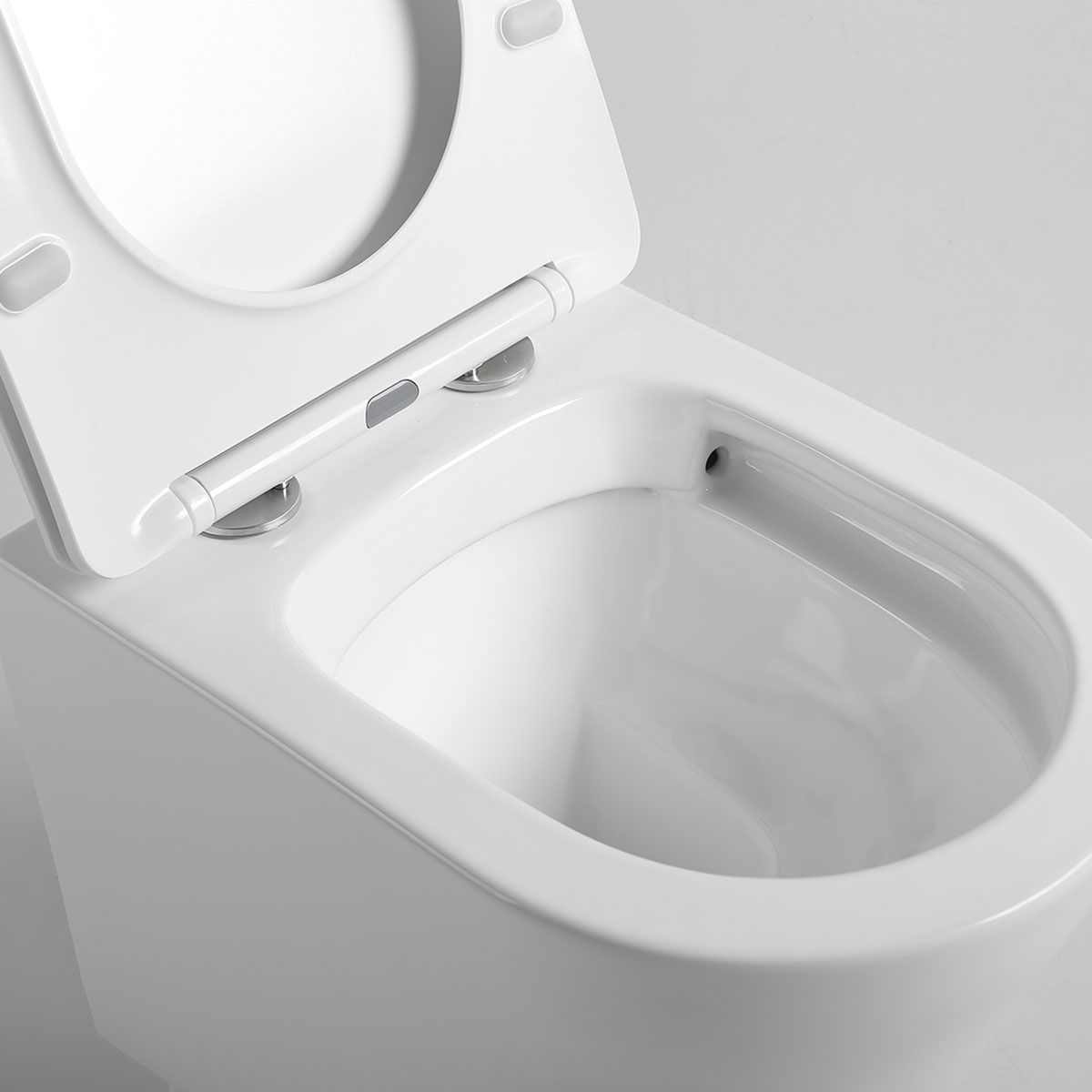 подвесные унитазы Vincea Унитаз подвесной Piatti VT1-11S, цвет белый, ультратонкое soft-close сиденье,, артикул VT1-11S