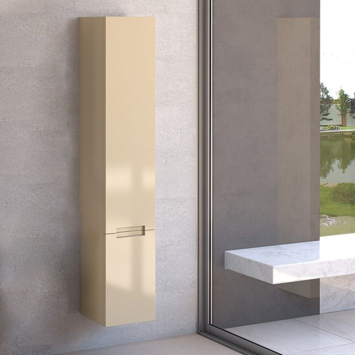 Шкаф пенал SanVit Палома 32 ppal с фактурой под дерево подвесной Карпатская ель