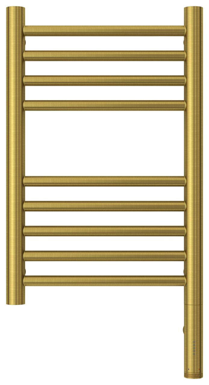 Полотенцесушитель электрический "БОГЕМА 3.0" прямая 500х300 / МЭМ правый (Состаренная латунь)