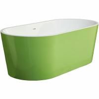 Акриловая ванна Swedbe Vita 169x80 8800G Зеленая без гидромассажа Акриловая ванна Swedbe Vita 169x80 8800G Зеленая без гидромассажа