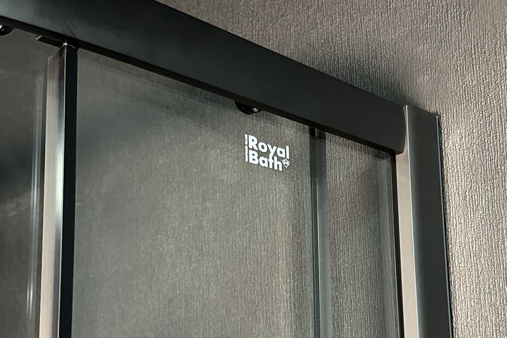 Душевой угол Royal Bath  Practic  RB 90HK-T-BL (прозрачное), артикул RB90HK-T-BL-Practic