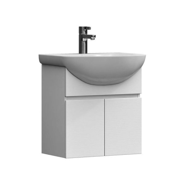 Тумба под раковину подвесная VIGO Wing tp.WIN.BAL.50.2D белый, 50 см