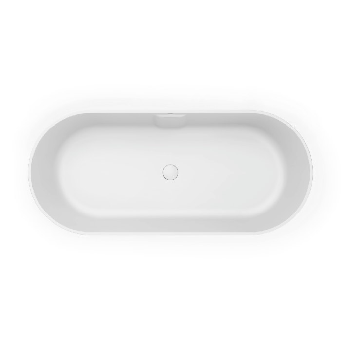 Ванна, Jacuzzi, Moorea, ширина, мм-1700, глубина, мм-750, высота, мм-605, тип установки-отдельностоящий, форма-овальная, слив-перелив-в комплекте, сифон-в комплекте, материал-Techstone, цвет-белый матовый