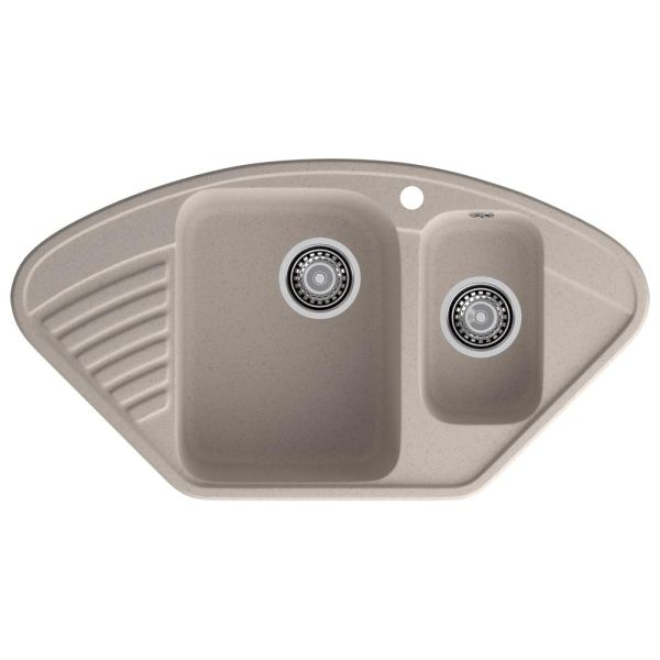 Кухонная мойка GranFest QUARZ 14, песочный