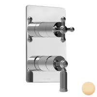 Bossini Liberty Смеситель для душа, встраиваемый (внешняя часть), с девиаторм 1/2/3/4/5, цвет: античная бронза Bossini Liberty Смеситель для душа, встраиваемый (внешняя часть), с девиаторм 1/2/3/4/5, цвет: античная бронза