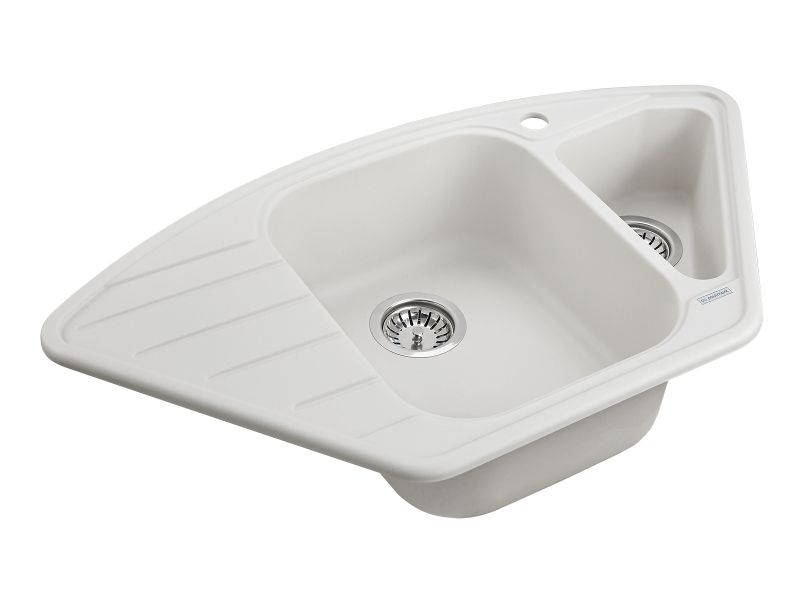 Кухонная мойка Paulmark Wiese 89 PM529050-WH Белая Кухонная мойка Paulmark Wiese 89 PM529050-WH Белая