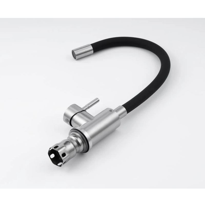 Смеситель для кухни с гибким изливом Knotlor SS-02, сатин