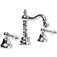 Смеситель для биде Cezares Diamond BBS2 прозрачные ручки 01 Хром