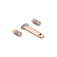 THG CORVAIR FIOR DI BOSCO Смеситель для раковины настенный, c 2 вентилями, внешняя часть, цвет Blush PVD