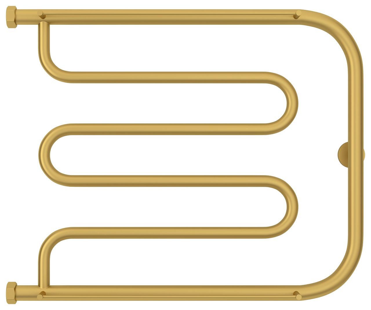 Полотенцесушитель водяной "Лира+" 2П 500х650 Н. Г. 1" (Матовое ЗОЛОТО) Полотенцесушитель водяной "Лира+" 2П 500х650 Н. Г. 1" (Матовое ЗОЛОТО)