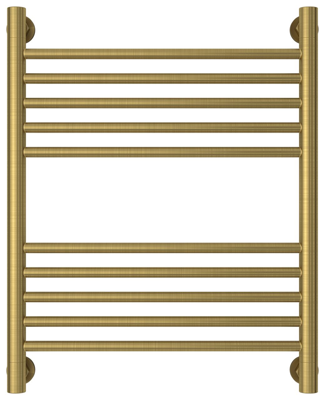 Полотенцесушитель водяной "Богема+" прямая 600х500 (Состаренная ЛАТУНЬ)