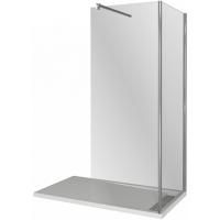 Душевая перегородка Good Door Walk In SP-80+SP+P-90-C-CH 80x90 профиль Хром стекло прозрачное