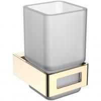 Стакан для зубных щеток золото серия Q