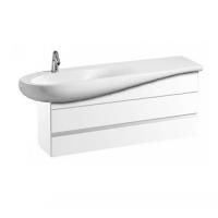 Laufen Alessi One Тумба под раковину 814973, 990х320х485мм, с 2 выдвиж. ящиками, с сифоном, цвет: белый глянцевый