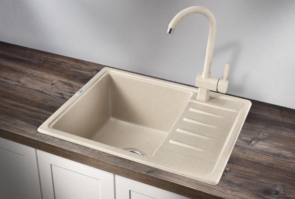 Кухонная мойка GRANULA Standart (5803, БЕЖЕВЫЙ), артикул 5803, БЕЖЕВЫЙ