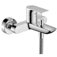 Смеситель для ванны и душа, Hansgrohe, Rebris E, тип открывания воды-однорычажный, тип регулирования воды-керамический картридж, монтаж-настенный, отверстия для монтажа-2, вынос излива, мм-182, регулируемое ограничение температуры, дивертер с переключател Смеситель для ванны и душа, Hansgrohe, Rebris E, тип открывания воды-однорычажный, тип регулирования воды-керамический картридж, монтаж-настенный, отверстия для монтажа-2, вынос излива, мм-182, регулируемое ограничение температуры, дивертер с переключател