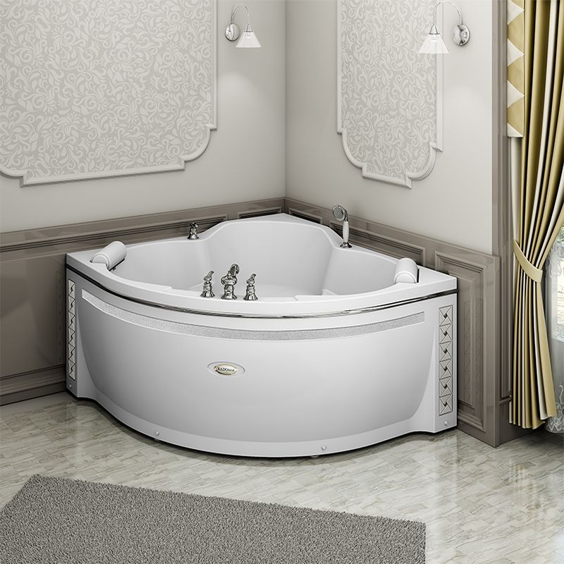 Акриловая ванна Radomir Сорренто 3 130x130 1-01-0-0-1-039 Белая без гидромассажа