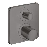 AX Citterio M Встраиваемый термостат для душа, 2 потреб, (внешняя часть), цвет: шлифованный черный хром AX Citterio M Встраиваемый термостат для душа, 2 потреб, (внешняя часть), цвет: шлифованный черный хром