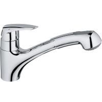Смеситель для кухни GROHE Eurodisc с выдвижным изливом, хром (32257001) Смеситель для кухни GROHE Eurodisc с выдвижным изливом, хром (32257001)
