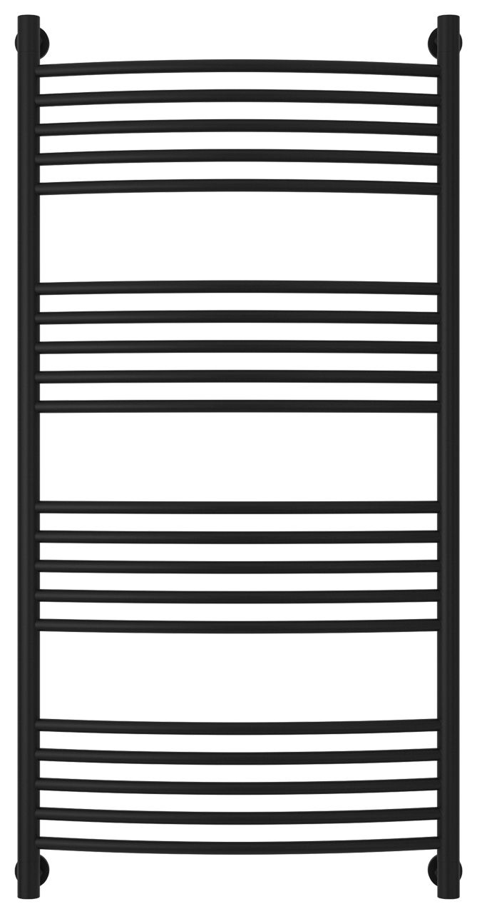 Полотенцесушитель водяной "Богема+" 1200х600 (Матовый Чёрный)