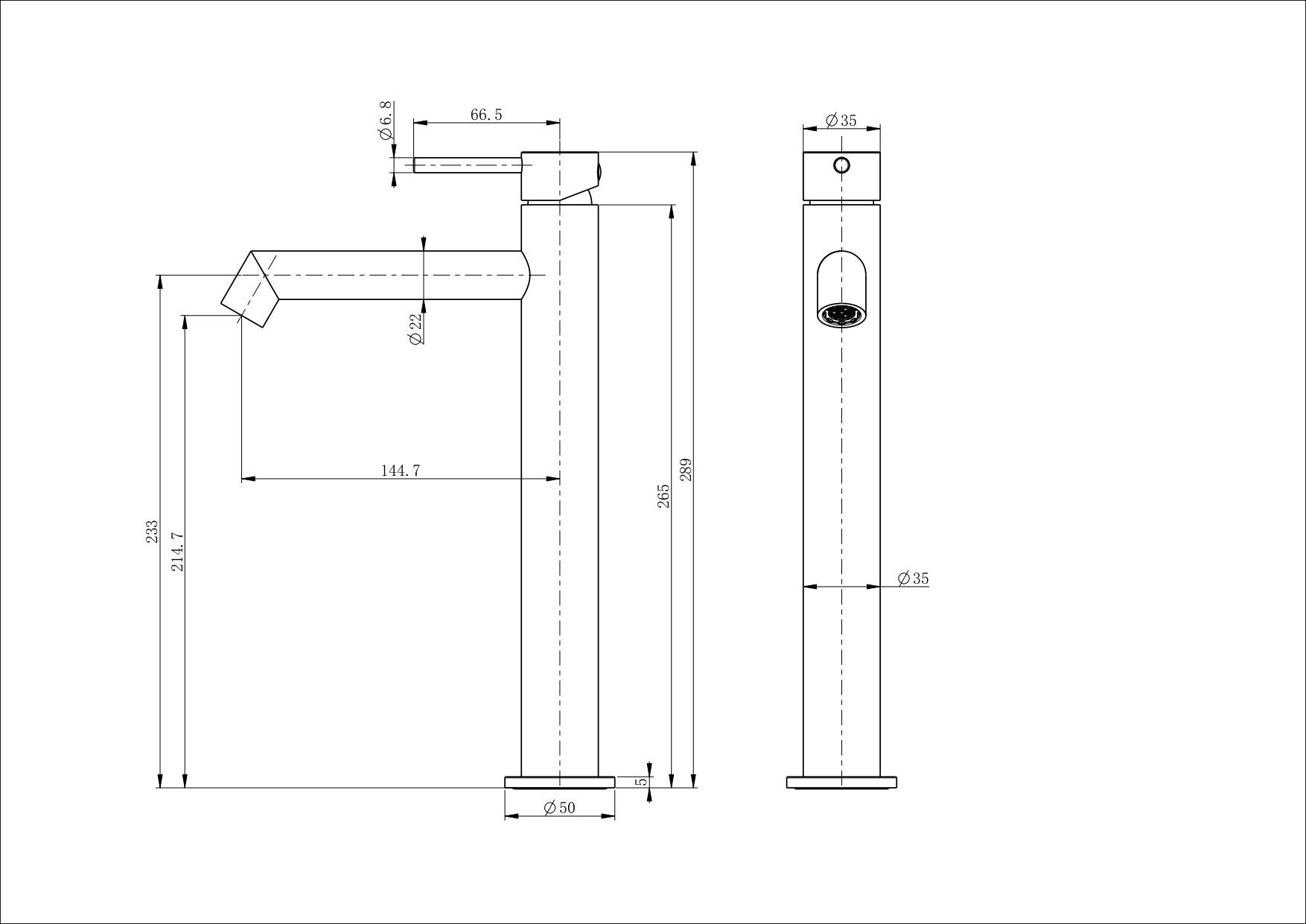 Смеситель для раковины высокий WONZON & WOGHAND, Хром (WW-H1064-CR) Смеситель для раковины высокий WONZON & WOGHAND, Хром (WW-H1064-CR)