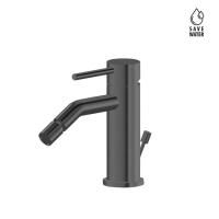 Newform X-STEEL 316 Смеситель для биде на 1 отверстие с донный клапаном, излив 134мм, цвет: PVD Brushed gun metal Newform X-STEEL 316 Смеситель для биде на 1 отверстие с донный клапаном, излив 134мм, цвет: PVD Brushed gun metal