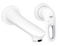 Внешняя часть смесителя для раковины GROHE Eurostyle new на 2 отверстия, белая луна (19571LS3)