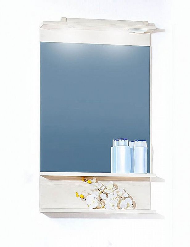 Зеркало Бриклаер Чили/Куба 55 с подсветкой Венге