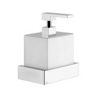 Gessi Rettangolo Дозатор для жидкого мыла подвесной, цвет: хром/белый Gessi Rettangolo Дозатор для жидкого мыла подвесной, цвет: хром/белый