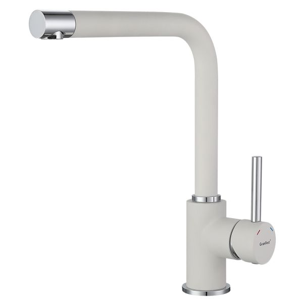 Смеситель для кухни GranFest 3651, иней