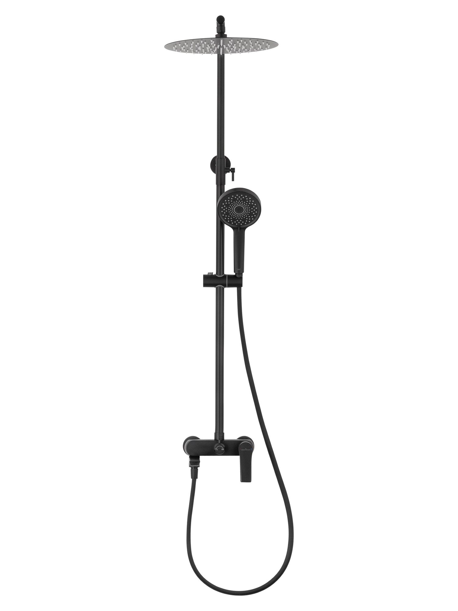 Душевая система WONZON & WOGHAND BRILLIANT, Черный матовый (WW-88047079-MB)