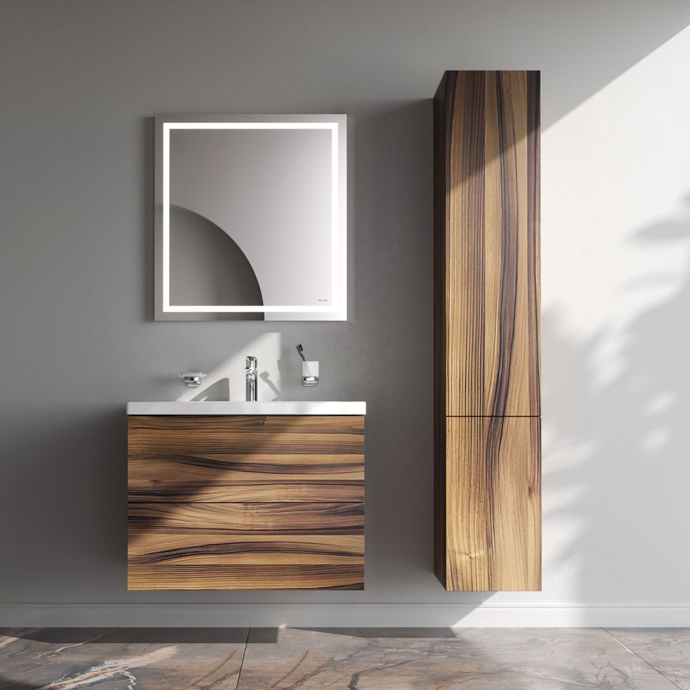 M90FHX0752HF Gem, База под раковину, подвесная, 75 см, 2 ящика, цвет: орех M90FHX0752HF Gem, База под раковину, подвесная, 75 см, 2 ящика, цвет: орех