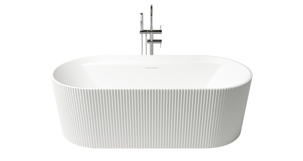 Zenon Olympia, акриловая ванна закругленной формы с рельефом, 170x80xh58 см, цвет белый матовый, артикул 4000.000.000.000.39658