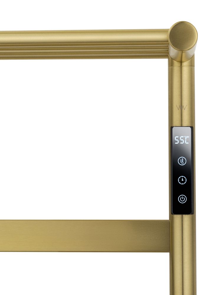 Полотенцесушитель электрический WONZON & WOGHAND ESSEN, Брашированное золото (WW-A403-BG)