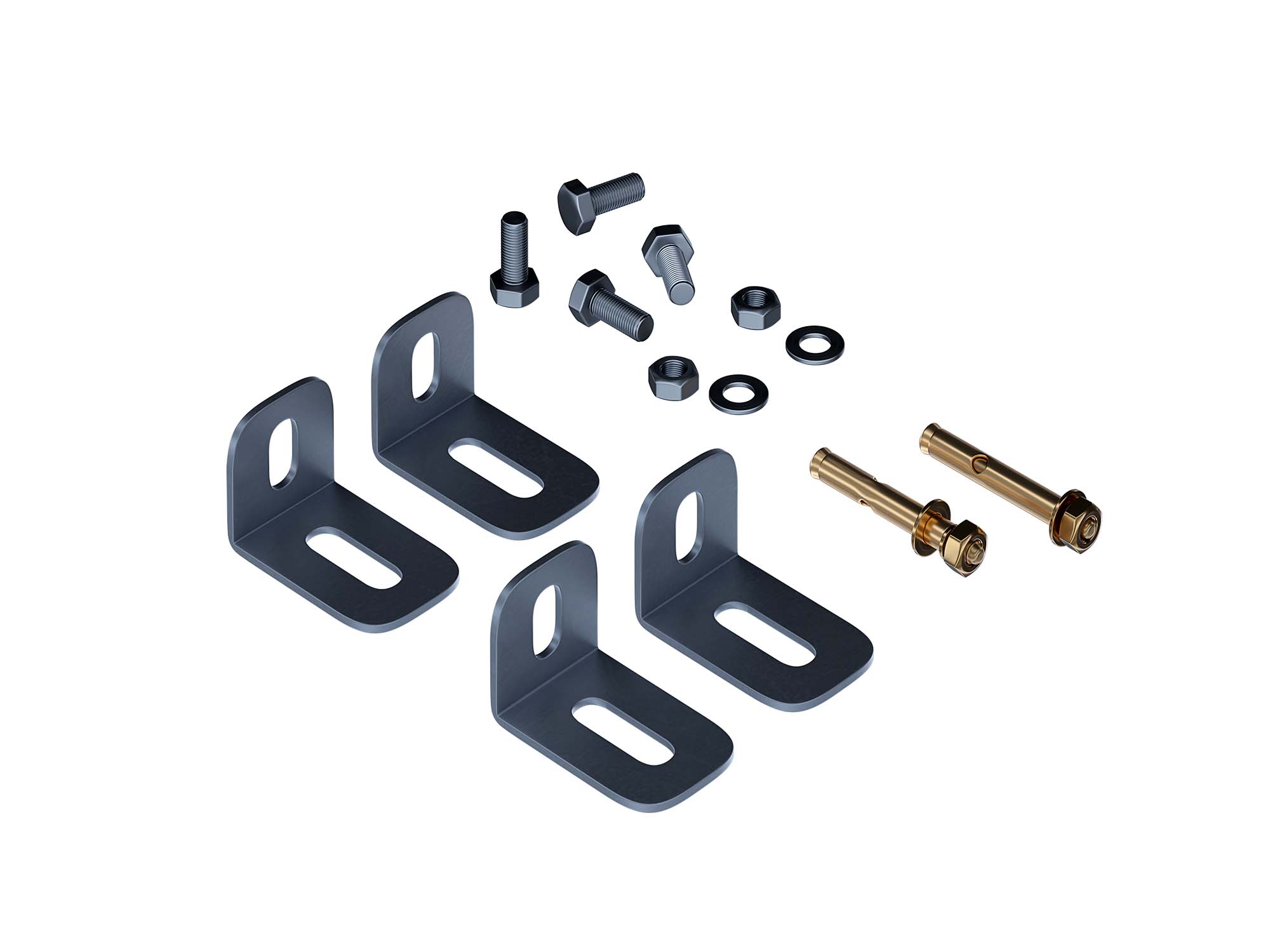 Комплект креплений для инсталляции к стене (угловой монтаж) 75 -105 мм Aquatek KKI-0000033 Комплект креплений для инсталляции к стене (угловой монтаж) 75 -105 мм Aquatek KKI-0000033