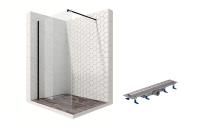 Душевая перегородка Ambassador Walk-in 15031111-ST8, свободный вход, линейный трап, 110см Душевая перегородка Ambassador Walk-in 15031111-ST8, свободный вход, линейный трап, 110см