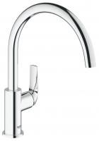 Смеситель для кухни  GROHE BAU CURVE 31536001 (хром, L-22 H-20,7), шт Смеситель для кухни  GROHE BAU CURVE 31536001 (хром, L-22 H-20,7), шт