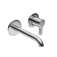 Смеситель для раковины LINEA однорычажный настенный, хром глянец