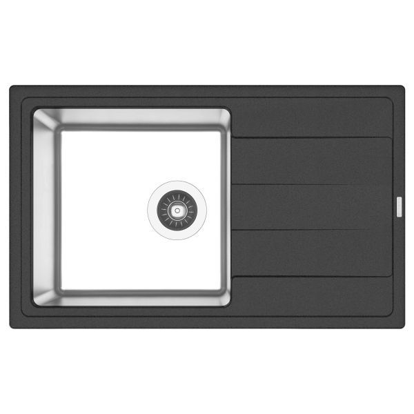 Кухонная мойка Florentina КОМБИ 21.395.D0780.302, антрацит