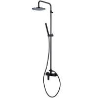 Душевая система Cezares Nautic NAUTIC-CD-NOP Черная матовая