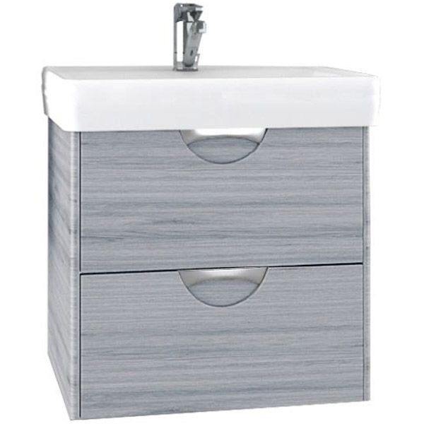 Тумба под раковину АКВАТОН СИЛЬВА 54 1A211801SIW50 (подвесная, дуб макиато), шт