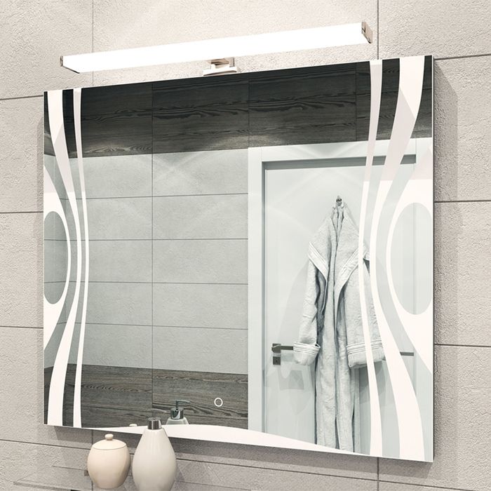 Зеркало Vigo Leo 100 с подсветкой С подсветкой